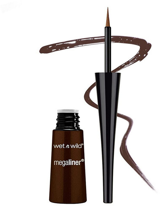 Wet n Wild 메가라이너 (MegaLiner) 리퀴드 아이라이너 브라운 다크 브라운 2개