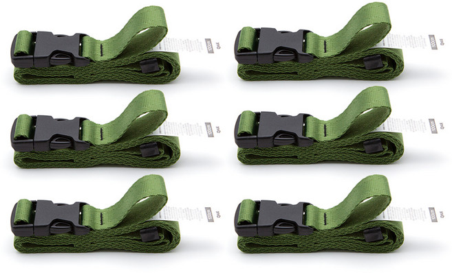 휴캠핑 [국내제조] 이불 매트 캠핑 텐트 침낭 압축웨빙 압축버클스트랩, 카키