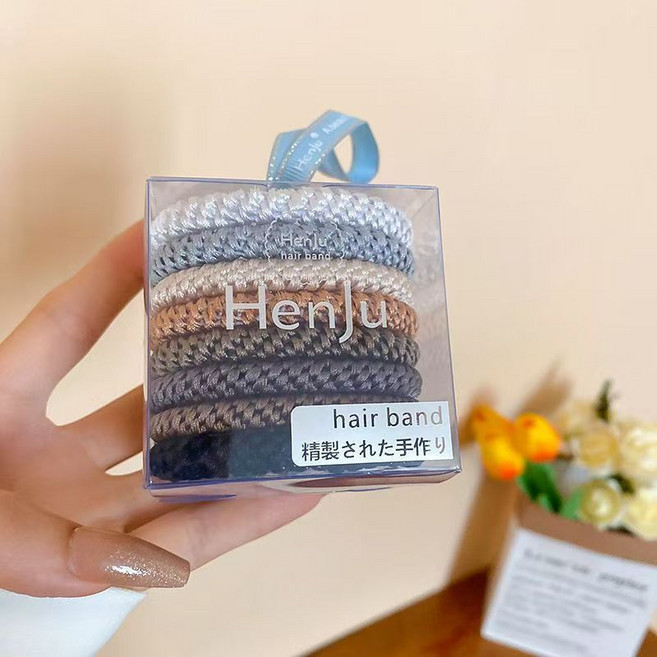 Henju 編織髮圈 無接縫髮圈 綁頭髮 髮飾