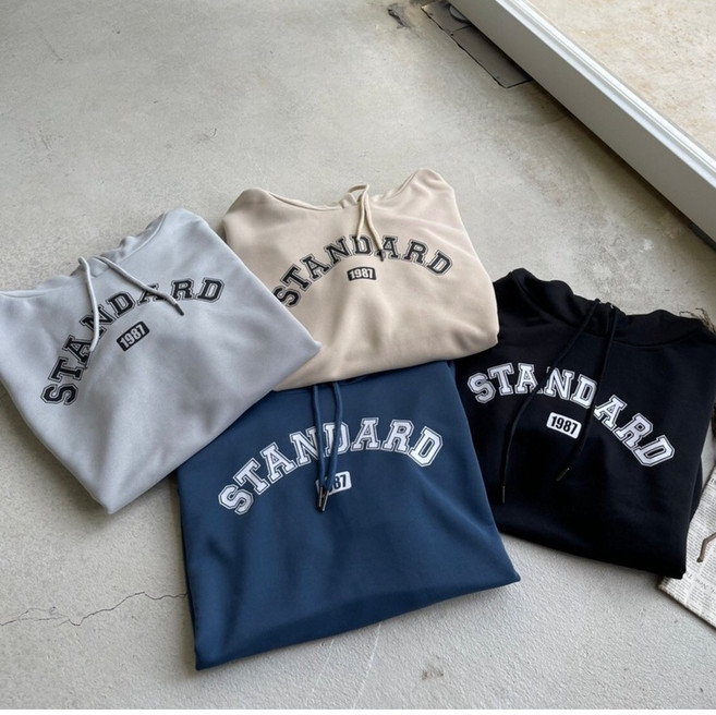 STANDARD 落肩寬鬆連帽T