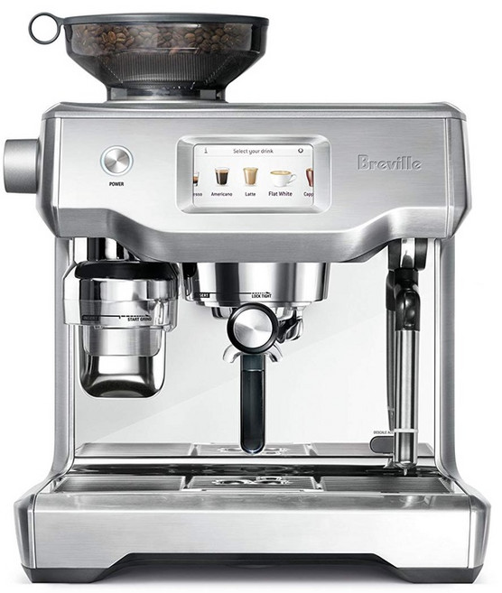 Breville BES990BSS1BUSXL 台灣保固110V用 咖啡機, 銀色, 銀色