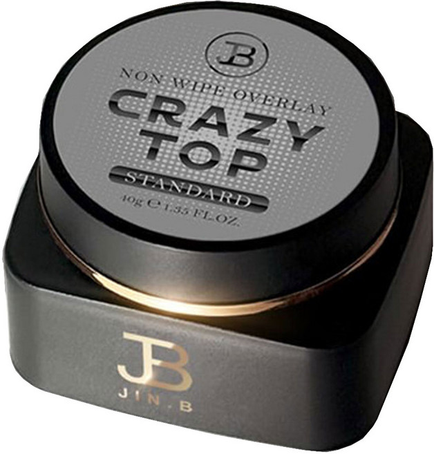 그라시아 진비 크레이지 탑젤 통젤 고광택 젤네일 스탠다드, 40g, 1개