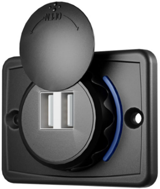 더베스트원 자동차 A필러USB포트 2구 자동차튜닝 자동차DIY, 2구 A필러USB, 1개