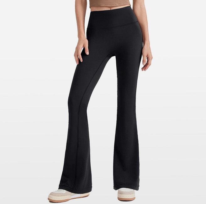 아이니 여성 기모 부츠컷 레깅스 요가 운동복 하이웨스트 밴딩바지