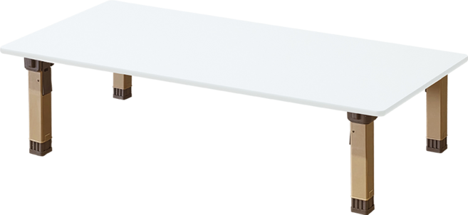 교연교구 학교.가정.교회.유치원.어린이집 전용 높이조절 접이식 [소형] 사각 책상, 흰색 소형칼라280/접이식