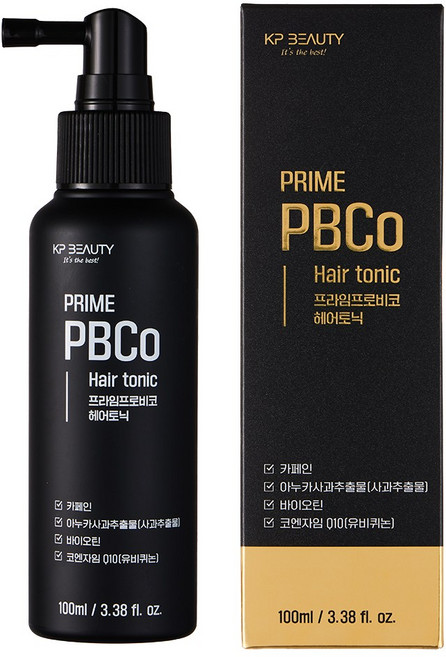프라임 프로비코 맥주효모 비오틴 카페인 아누카사과 PBCo 탈모완화 헤어토닉 100ml, 100g, 1개