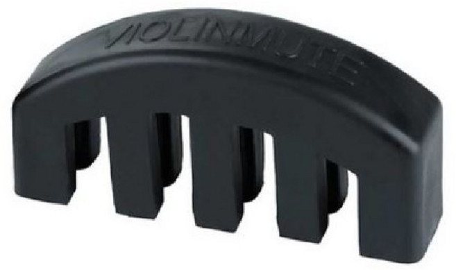 [쿠팡특가] 바이올린 4구 고무 약음기, 1개, 블랙