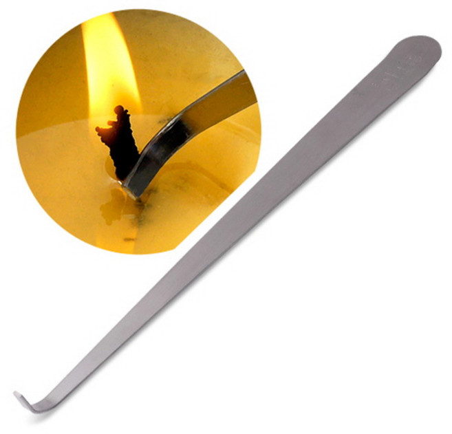 캔들씨 라운드 윅 디퍼 캔들 DIY 도구 악세사리 촛불끄기, 1개