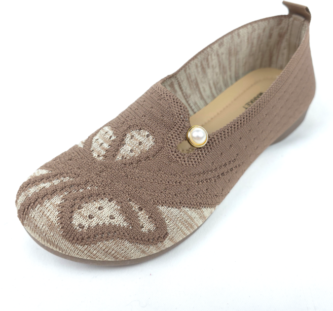 순이의신발장 134g 부드러운 니트 푹신한 쿠션 발편한 여성 로퍼 발볼넓은 여자 단화 신발