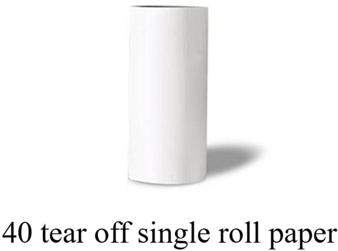 먼지 제거 롤러 접착제 눈물 유형 도구 의류 종이 끈적 브러시 재사용 가능한 린트 리무버, 03 Single roll paper, 1개