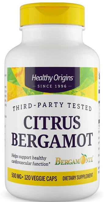 헬시오리진스 시트러스 베르가못 500mg 베지 캡, 1개, 120정 - 쿠팡
