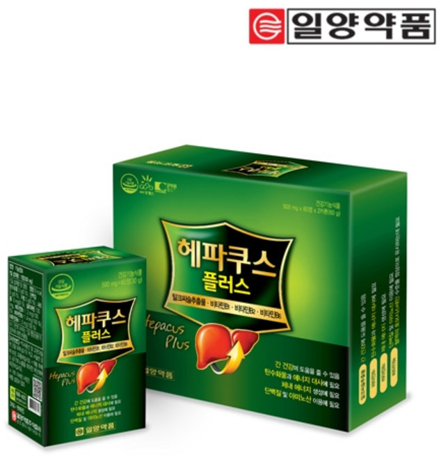 애브스터프 일양약품 헤파쿠스 플러스, 60회분, 2개