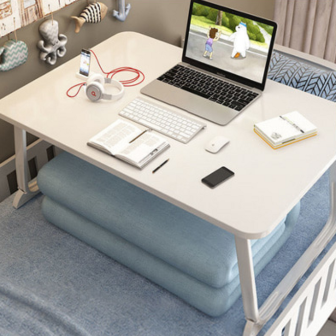 Y.Living 넓은 좌식 다용도 테이블 베드 테이블, 일반형 화이트