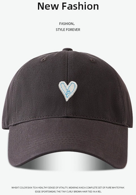 ScottyBear 那隻熊情侶愛心棒球帽 軟頂 多色可選 鴨舌帽顯臉小 時尚老帽