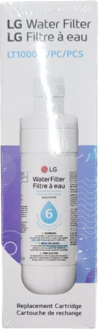 LG 敲敲門冰箱 原廠 LT1000P 濾心 ADQ747935 確保飲用水的純淨與健康 簡易安裝設計 更換濾心輕鬆不費力, 白, 1個