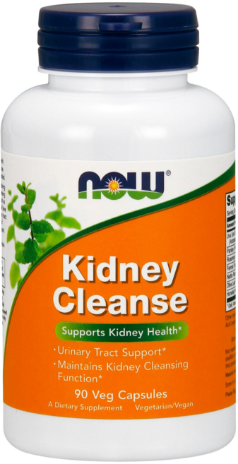 NOW Foods Kidney Cleanse熊果&歐芹複合素食膠囊, 90顆, 1罐