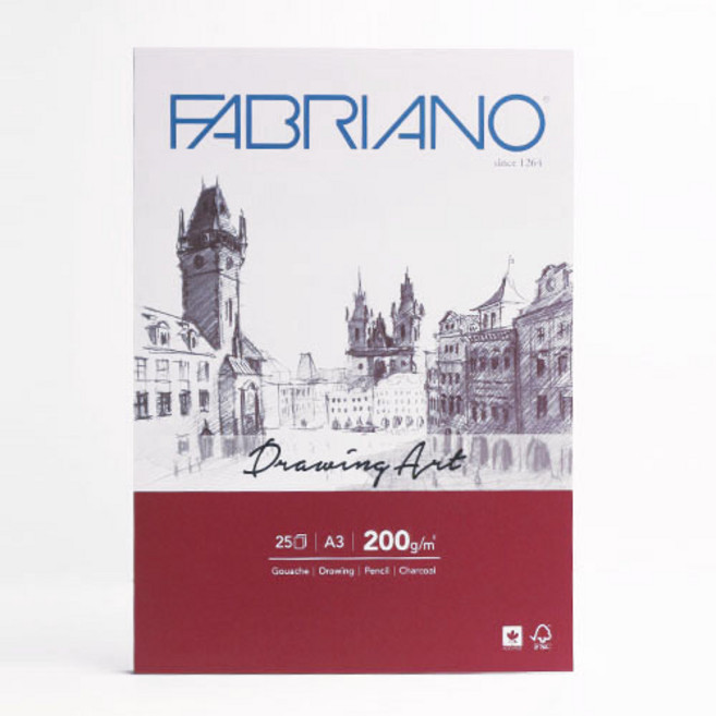 삼원 파브리아노 크로키북 상단제본 CT03 A3 200g