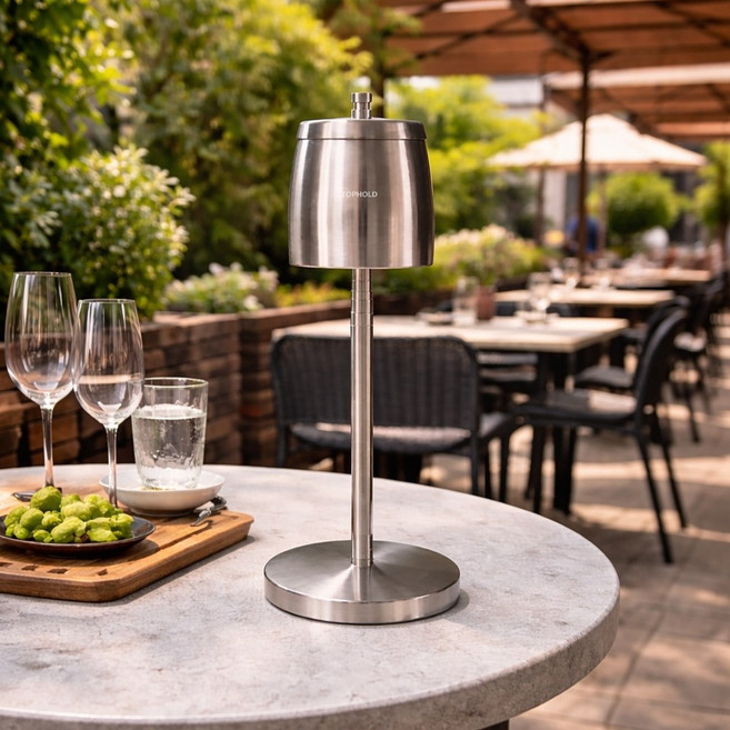 탑홀드 재떨이 업소용 스텐드 길이조절 야외 실내 겸용 스텐304, 1개, 실버