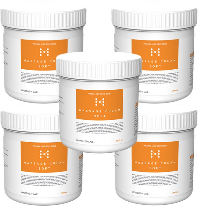 메르헨랩 소프트 마사지크림, 1.2L, 5개