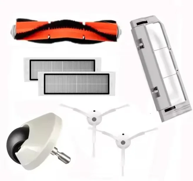 쿠쿠스토어 로보락 로봇 청소기 교체 부품 S 퓨어 E4 맥스 메인 사이드 브러시 필터, 12 Set E