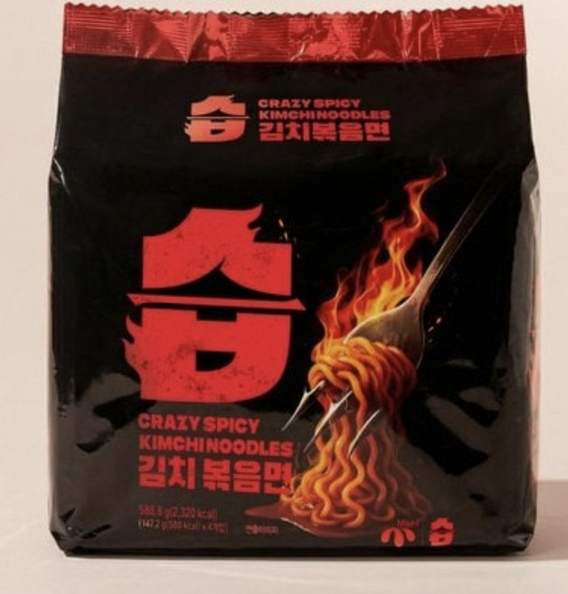 이마트 습 김치볶음면 147g 4입, 4개