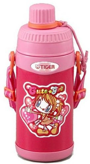 タイガー魔法瓶(TIGER) 타이거(TIGER) 사하라 쿠르 스테인리스 보틀 브라이트 핑크 MMD-B060-PB 보온병 캠핑 등산 낚시 일본 출고, 1개