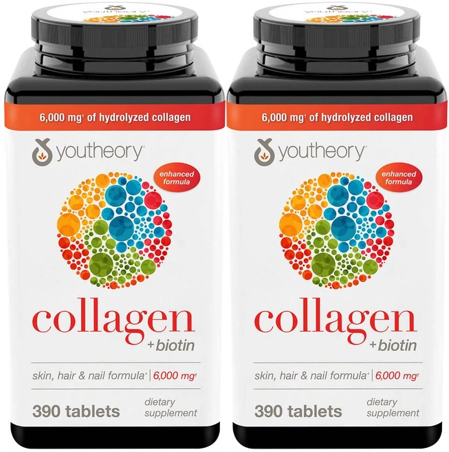 유씨어리 콜라겐 1+1 총 780정 130일분 코스트코 직구 피부 헤어 네일 포뮬라, 1개 - 쿠팡