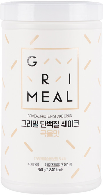 그리밀 단백질쉐이크 곡물맛, 750g, 1개