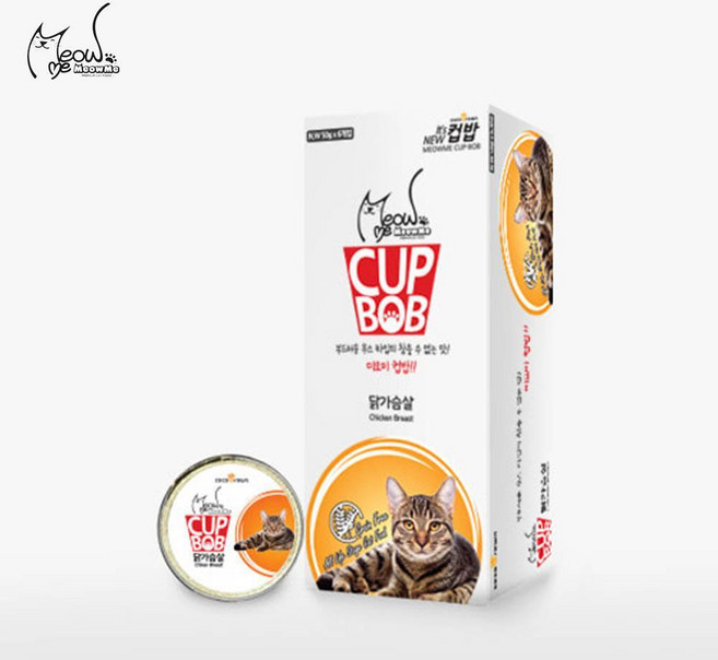 전연령 고양이 간식캔 닭가슴살 6P 캣간식 건강간식 고양이음식 고양이간식 영양공급, 50g, 1개