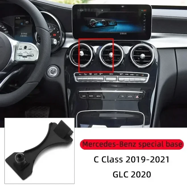 메르세데스 벤츠 ML A R B C E S CLS GLA CLA CLA GLC GLS 클래스 V260 비토용 특수 차량 휴대폰 거치대 스, 18 C 19-21 GLC 2020