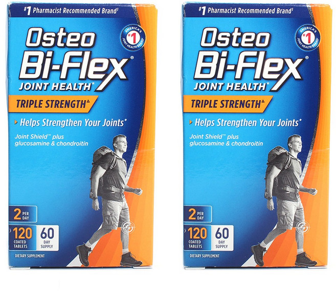 OSTEO Bi-Flex Joint Health葡萄糖胺軟骨素錠, 120顆, 2盒