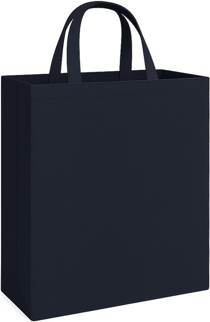 다용도 부직포가방(세로 마트형), 네이비, 50개