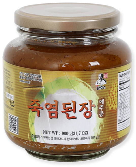 인산죽염 죽염된장 메주콩, 900g, 1개
