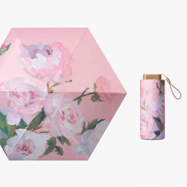 초경량 양산 6단 접이식 UV차단 휴대용 자외선차단 우산 양산