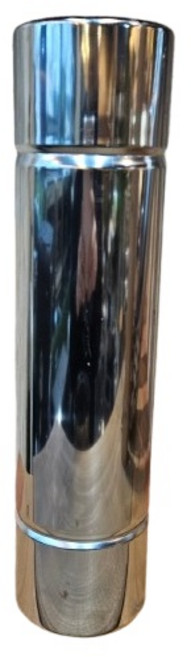 캠핑화목난로 연통 80파이 75파이 연장관 이중관 엘보 댐퍼 불티캡, 75파이30cm(수-수)직관