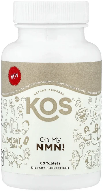 메이커제품입니다 KOS Oh My NMN! 60정 좋은효과를 보실수있습니다, 1개 - 쿠팡