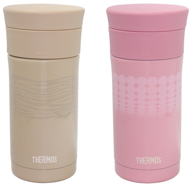 THERMOS 膳魔師 不銹鋼真空保溫杯 250ml, 1個, 粉紅色 ★會更換成白盒★
