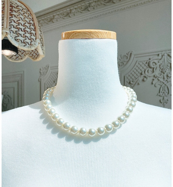 어게인블루밍 기본 진주목걸이 4mm~14mm 다양한 사이즈