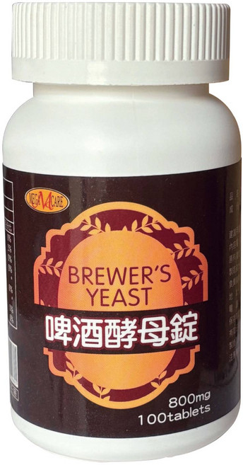 MEGA-CARE 啤酒酵母錠, 0.8g, 1個