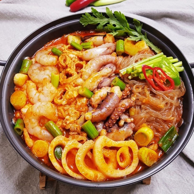 부산 낙지볶음 괴물 낙곱새 오징어 맛집 1.3kg, 1개, 1.3ml