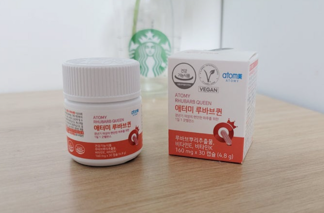 애터미 루바브퀸 160mg, 5개, 30정