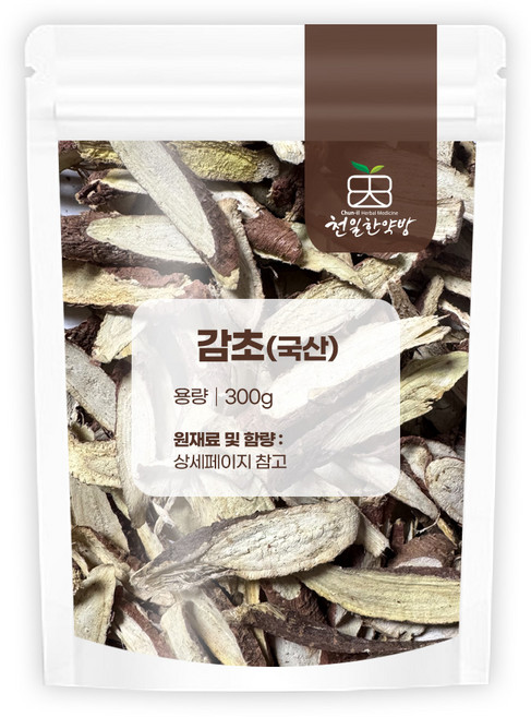 천일한약방 국산 감초 특감초 특대편, 300g, 1개