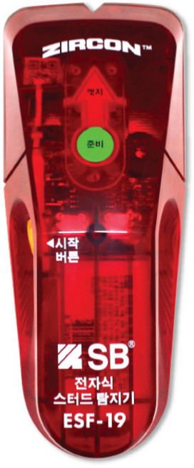 에스비 SB 지르콘 전자식 스터드 탐지기 ESF-19, 본상품, 1개