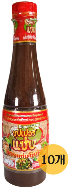 [아시아잇츠] 태국 Super Zaap 슈퍼샙 피쉬소스 400ml, 10개