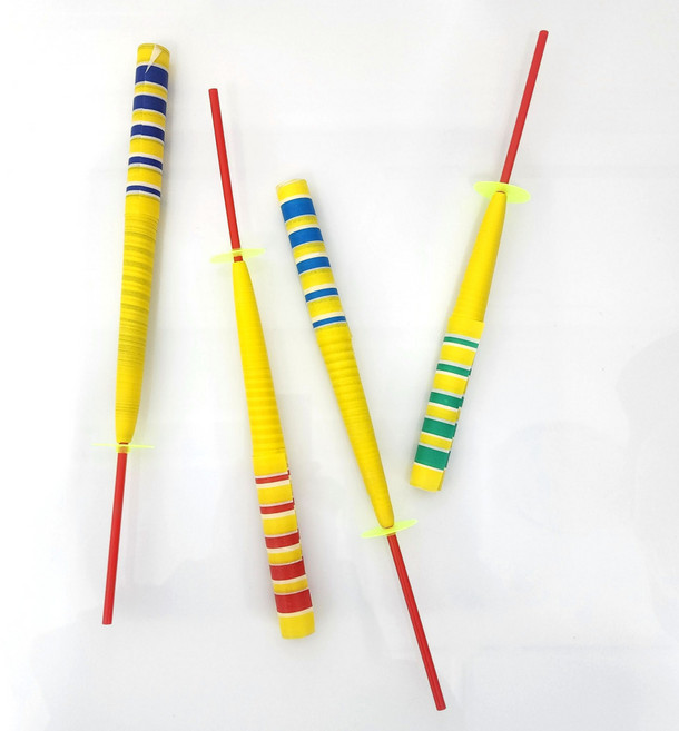 [무료배송/당일배송] 나와랏 종이총 매직총 응원도구 추억의장난감 요술봉 매직봉 늘어나는막대 종이요요 [엘리빅마켓], 1.추억의종이발사총_10개(랜덤), 1개