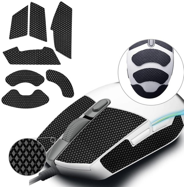 TALONGAMES Razer Deathadder V4 Pro 게이밍 마우스와 호환되는 마우스 미끄럼 방지 그립 테이프 손바닥 땀 흡수 얇은 0.5mm 핏 컷 쉬운 사용, G203 / G305 / G Pro 유선용
