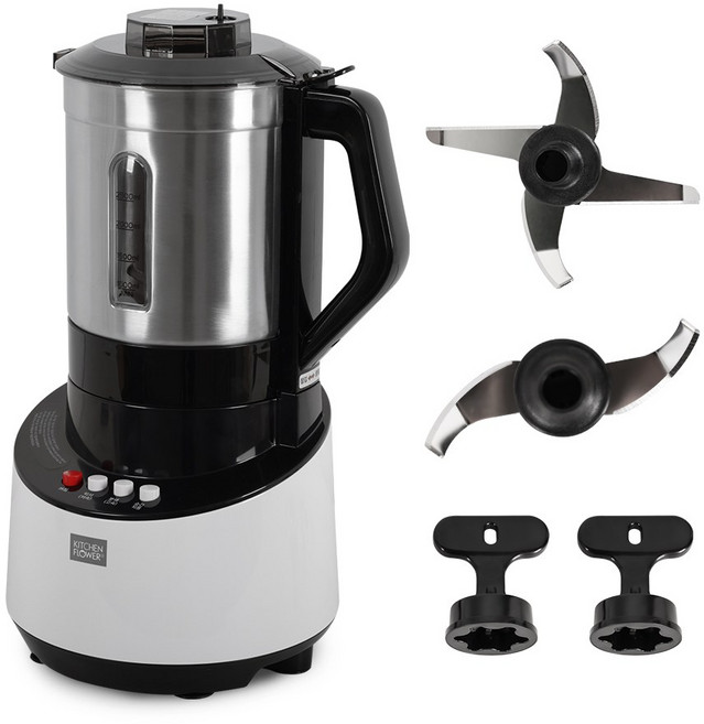 25년최신형 키친플라워 대용량 4.5L 스텐 믹서기 KMX-R4509 레드, KMX-W3409 (화이트)