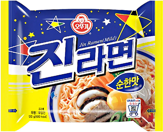 오뚜기 진라면 순한맛 120g, 10개