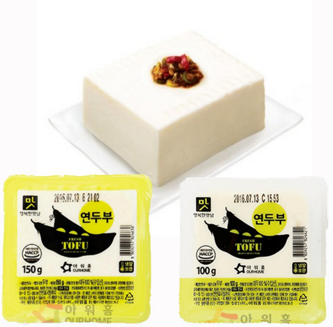 다이어트식단 아침대용 간편식 한끼두부 연두부, 150g, 1개