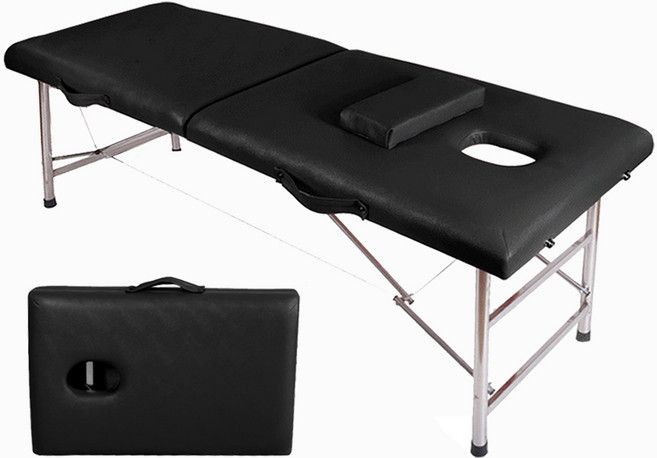 신성나라 접이식 마사지베드 마사지 침대 미용 베드 반영구 속눈썹 물리치료 경락 SB-1000 블랙, 01_SB-1000(60cm)(블랙)